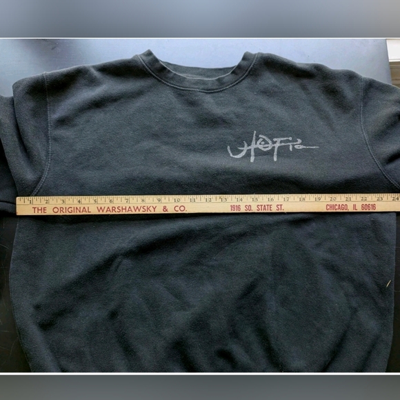 Travis Scott Utopia Crewneck Size Large Black Concert Souvenir Sweatshirt - Picture 3 of 4